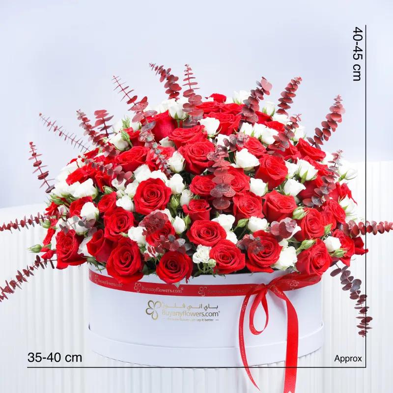 Grand Romance 151 Roses in Box - Flowers gift from Buy Any Flowers Dubai in Al Quoz Industrial Area 4, Dubai, UAE - image 4