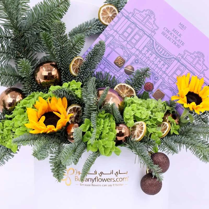 Holiday Warmth Flowers and Chocolates thumbnail 2