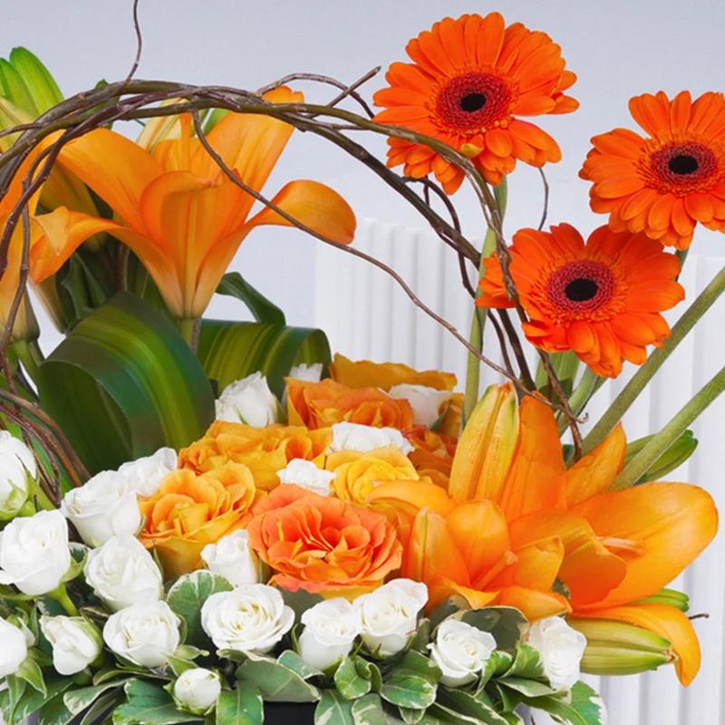 Amber Blooming Box - Flowers gift from Buy Any Flowers Dubai in Al Quoz Industrial Area 4, Dubai, UAE - image 2