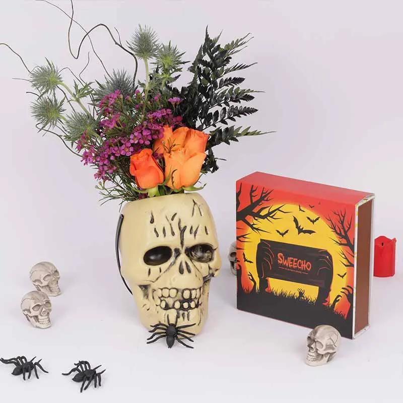 Skullful Sunset Flowers and Sweecho Chocolates