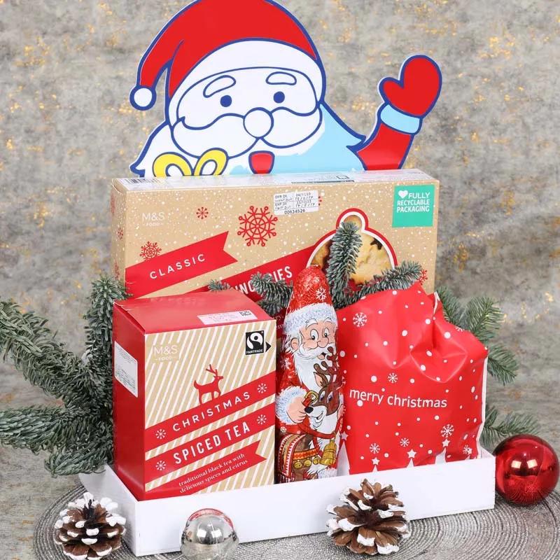 Christmas Tea and Snack Gift Tray thumbnail 2