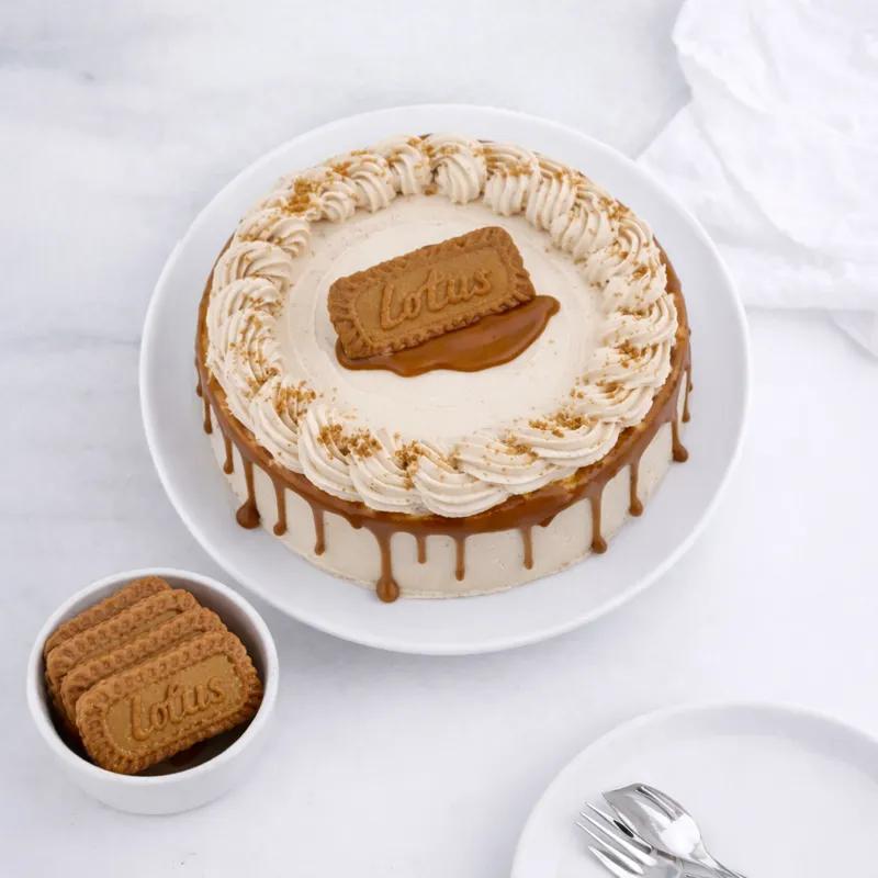 Yummy Lotus Biscoff Cake 12 Portion - Cakes gift from Buy Any Flowers Dubai in Al Quoz Industrial Area 4, Dubai, UAE - image 4