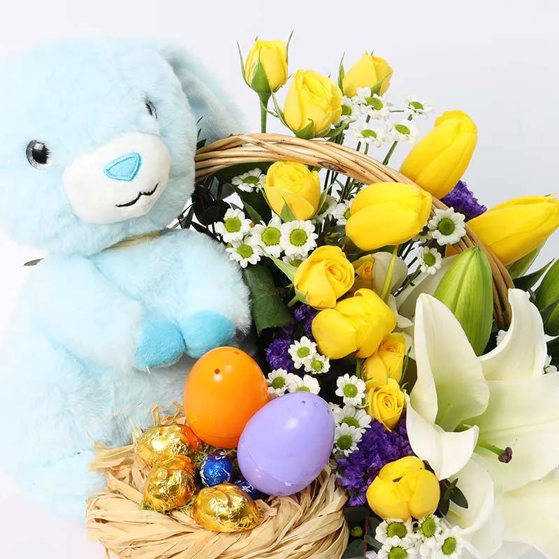 Bunny in the Basket Blue thumbnail 2