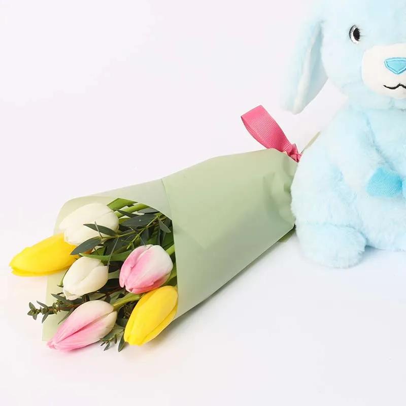 Natures Bulb and Blue Bunny Soft Toy thumbnail 2