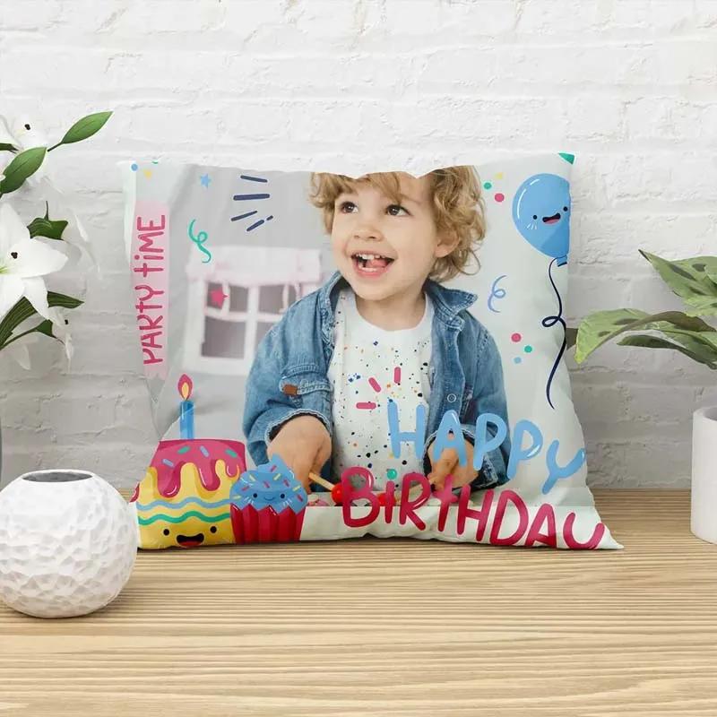 Celebration Bouquet with Personalised Cushion thumbnail 3
