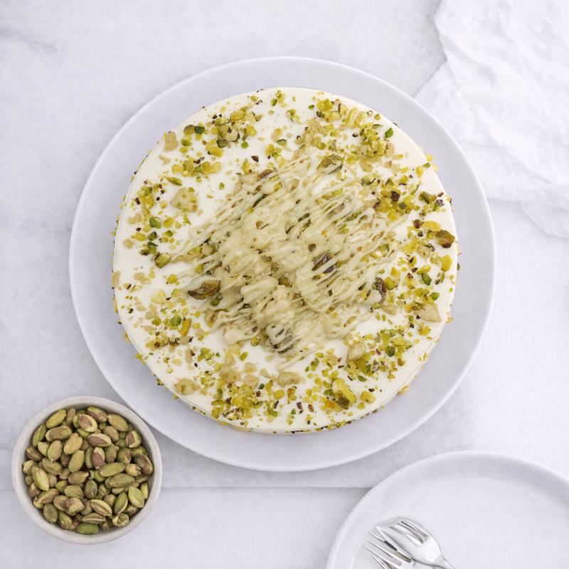 Delicious Tahini Pistachio Halawa Cake 4 Portion - Cakes gift from Buy Any Flowers Dubai in Al Quoz Industrial Area 4, Dubai, UAE - image 3