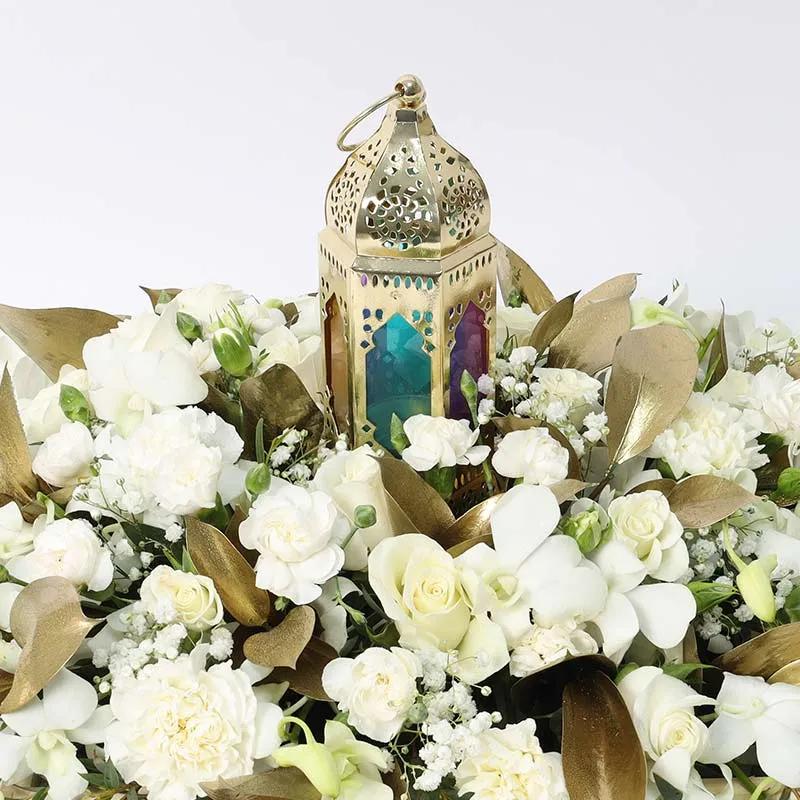 Feast Lantern Table Arrangement thumbnail 3