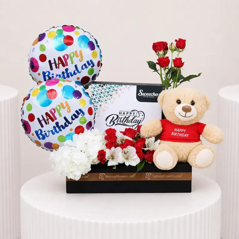 Love Birthday Flower Hamper in Dubai