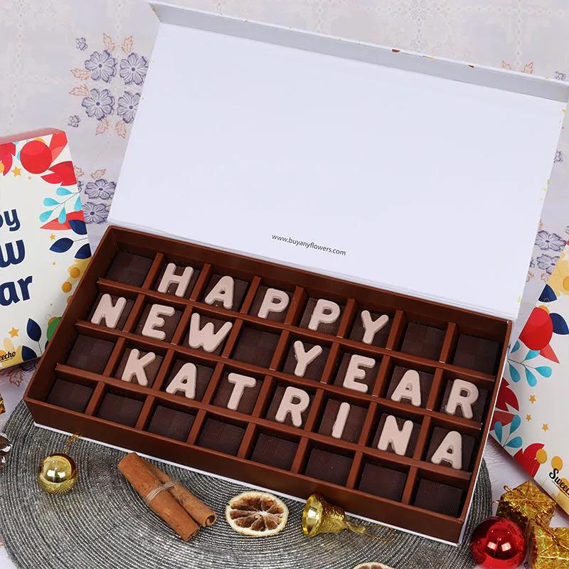 Customize New Year Chocolates By Sweecho thumbnail 2