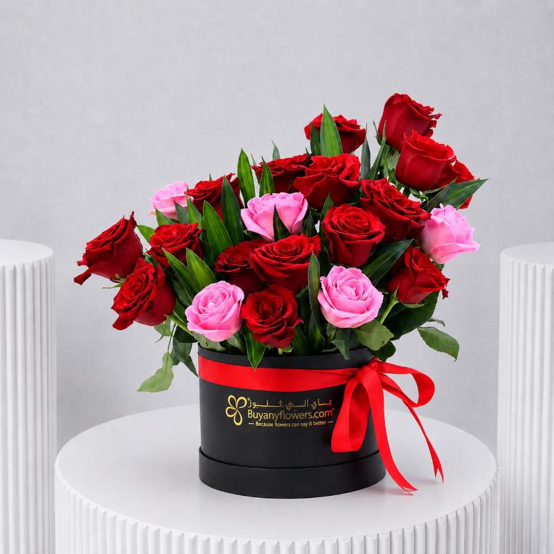 For Love 21 Roses Box in Dubai