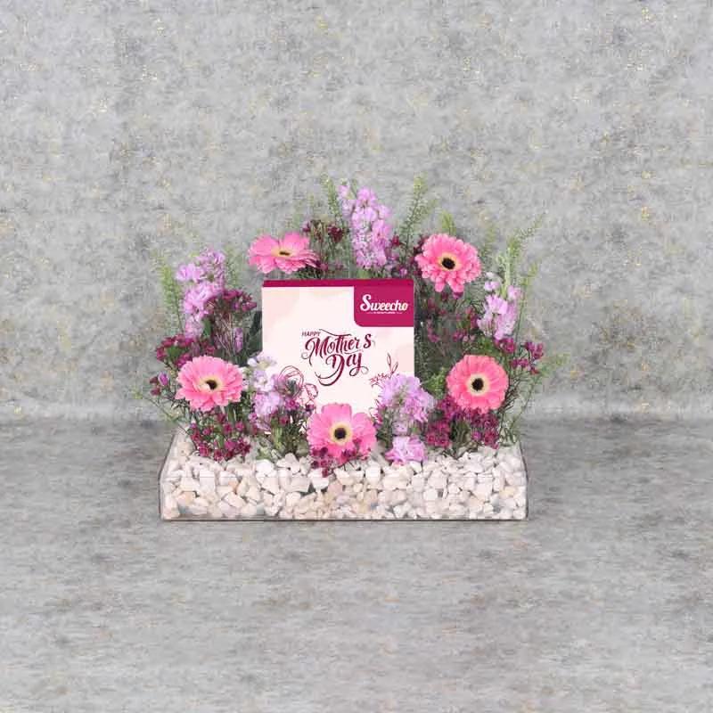 Mothers Day Flower and Chocolate Arrangement thumbnail 3