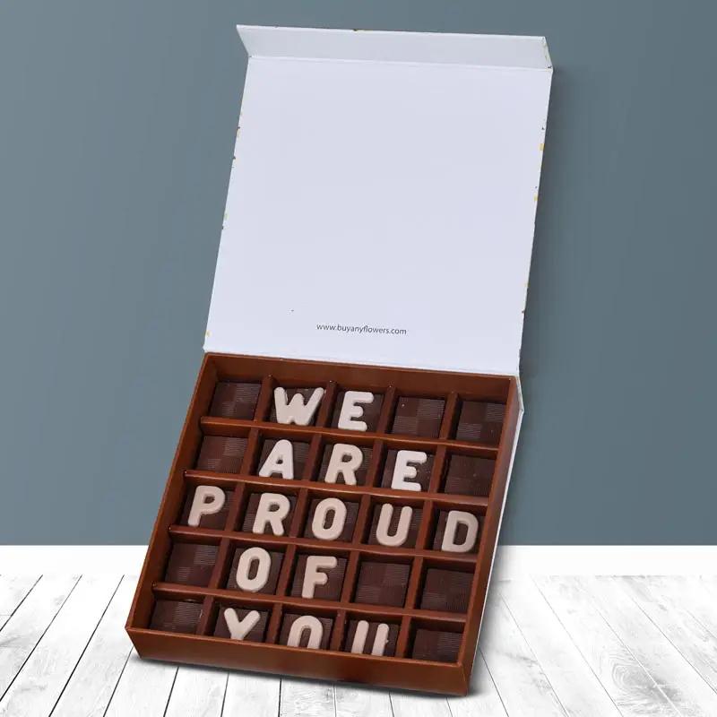 Customize Photo Frame and We are Proud of You Chocolates By Sweecho thumbnail 2