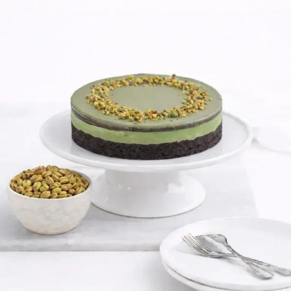 Dubai Chocolate Pistachio Kunafa Cake 4 Portion in Dubai
