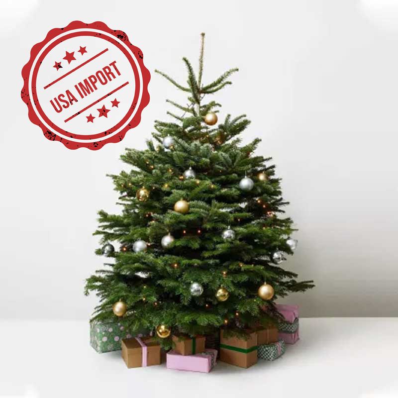 Fresh Premium Christmas Tree with Silver and Golden Decorations 180cm 1