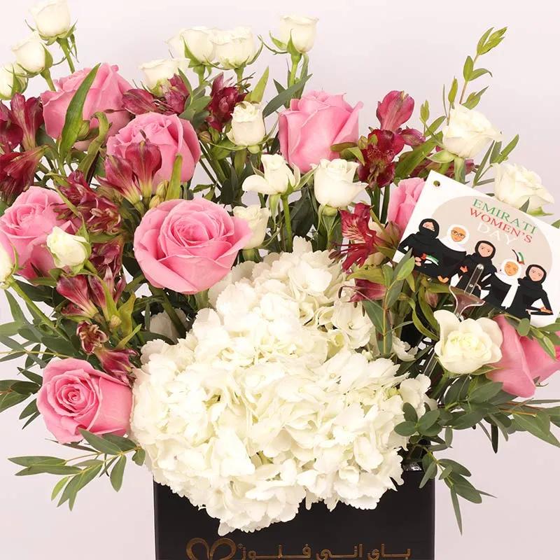 Blooming Box for Emirati Womens Day - Gifts gift from Buy Any Flowers Dubai in Al Quoz Industrial Area 4, Dubai, UAE - image 3