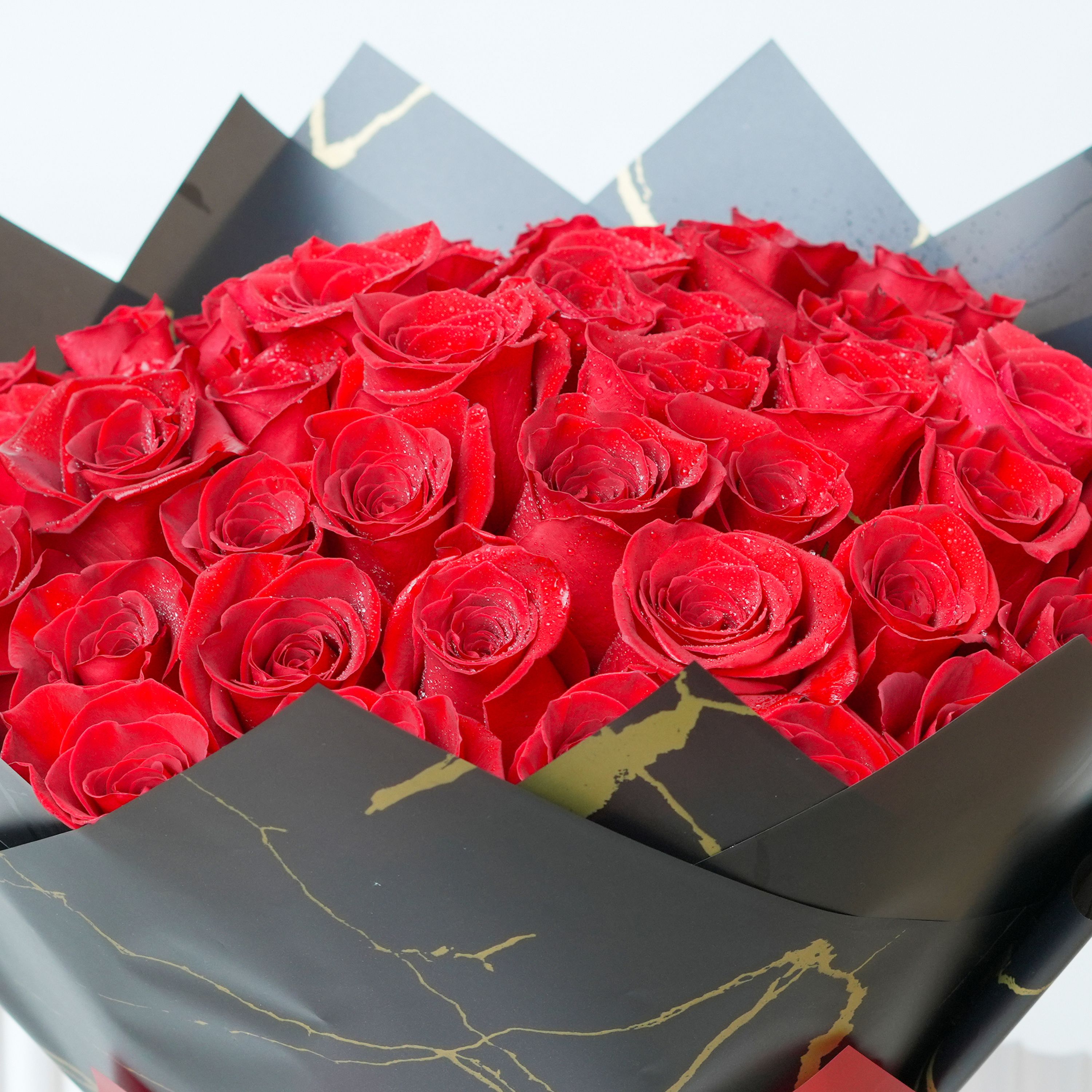 With Love 51 Red Roses Bouquet thumbnail 3