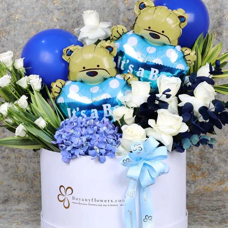 Its a Boy Balloon and Flower Box thumbnail 2