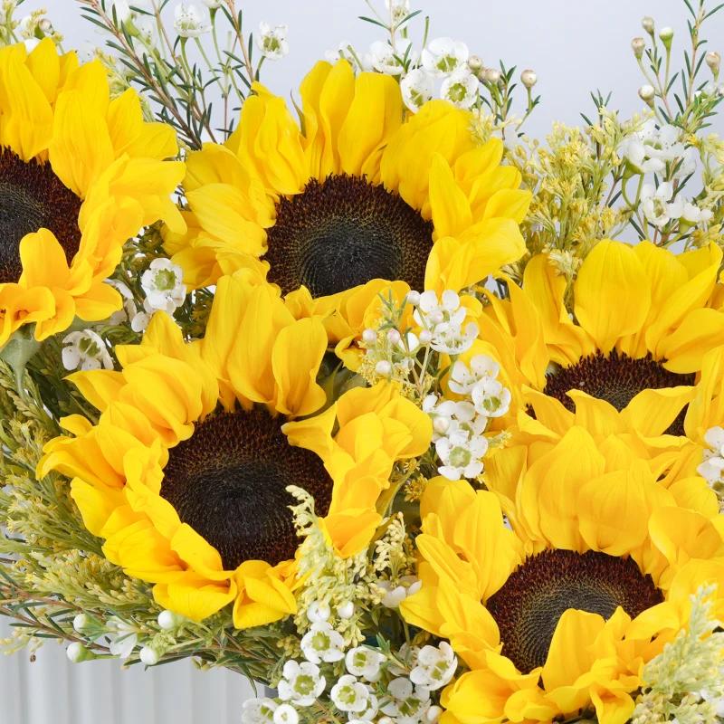 Sunflare Blooming Box and Teddy - Gift Sets gift from Buy Any Flowers Dubai in Al Quoz Industrial Area 4, Dubai, UAE - image 3
