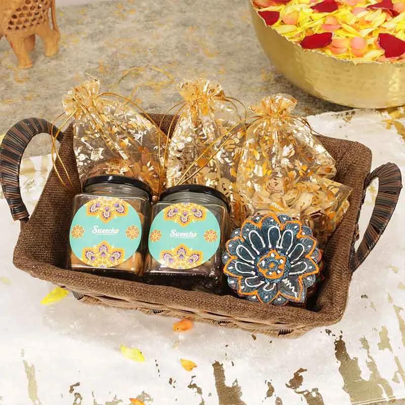 Celebration Diwali Gift Basket - Gifts gift from Buy Any Flowers Dubai in Al Quoz Industrial Area 4, Dubai, UAE - image 3