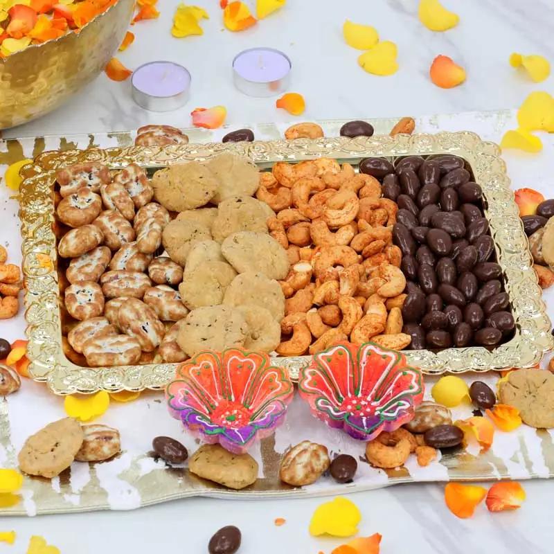 Diwali Savory and Sweet Tray thumbnail 3