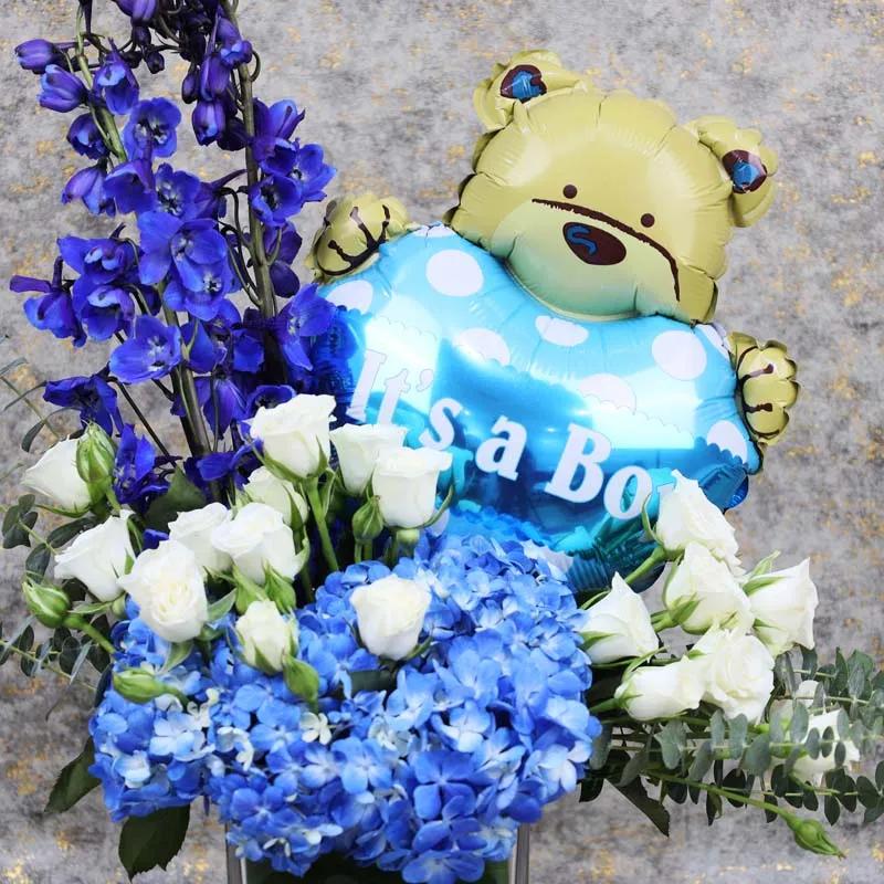 Welcome Its a Boy Balloon and Flower Vase thumbnail 3