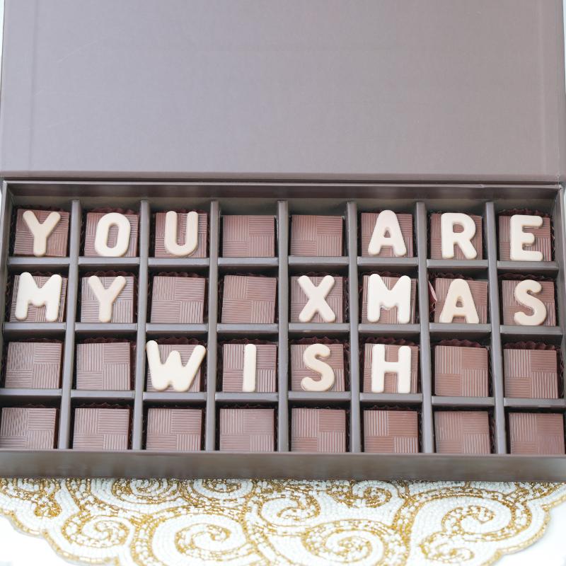 You Are My Xmas Wish Chocolates By Sweecho - Chocolates gift from Buy Any Flowers Dubai in Al Quoz Industrial Area 4, Dubai, UAE - image 2