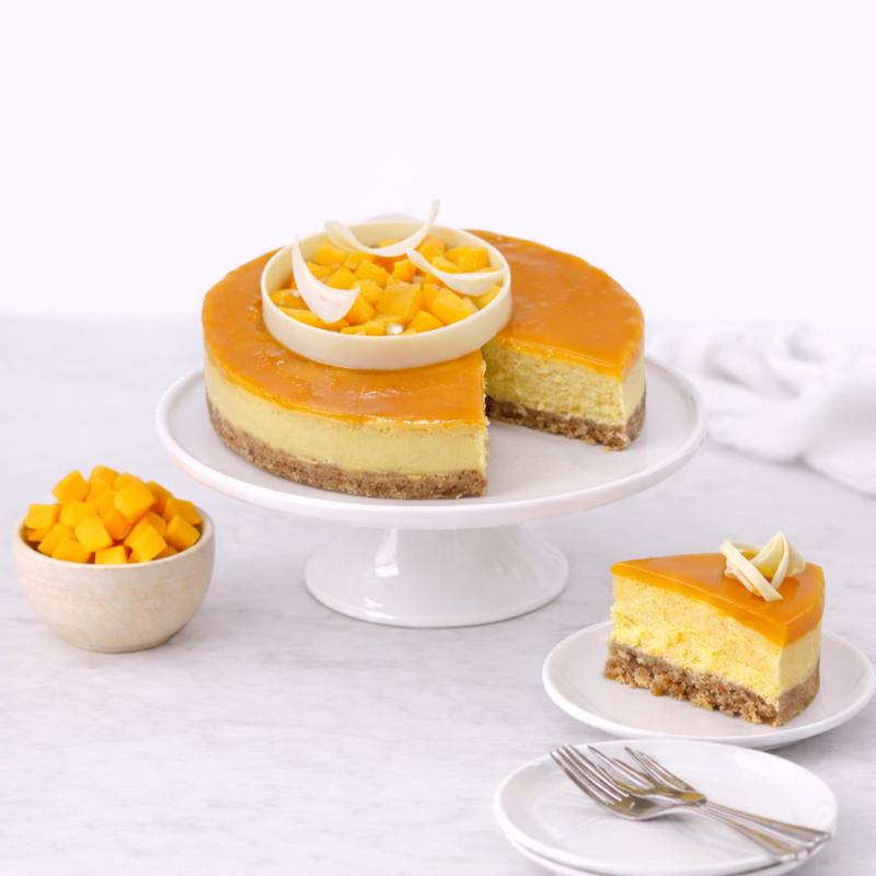 Delicious Mango Cheesecake 4 Portion - Cakes gift from Buy Any Flowers Dubai in Al Quoz Industrial Area 4, Dubai, UAE - image 3