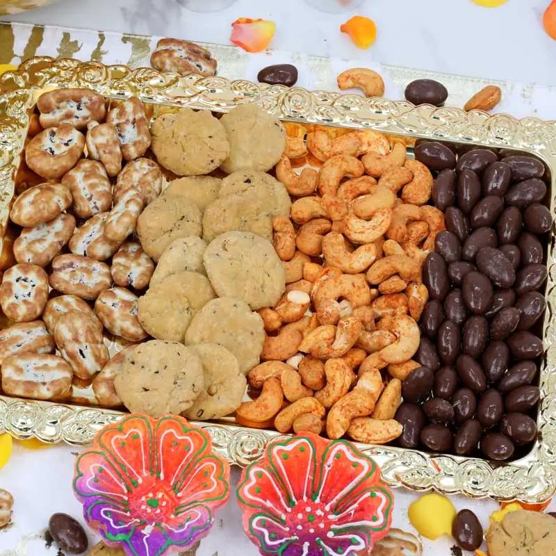 Diwali Savory and Sweet Tray thumbnail 2