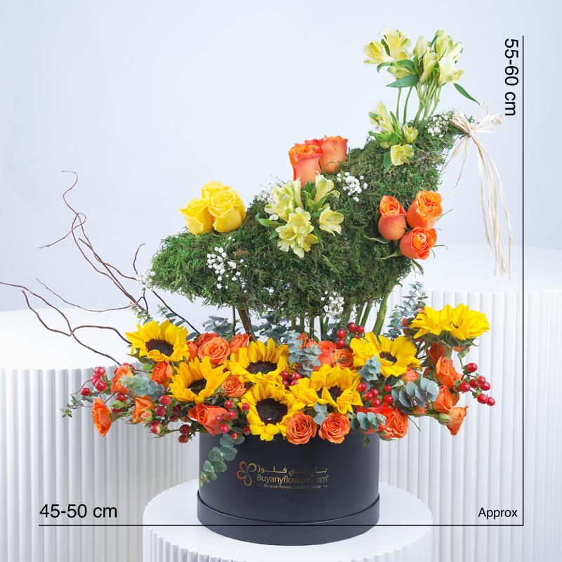 Golden Ember Garden - Flowers gift from Buy Any Flowers Dubai in Al Quoz Industrial Area 4, Dubai, UAE - image 4