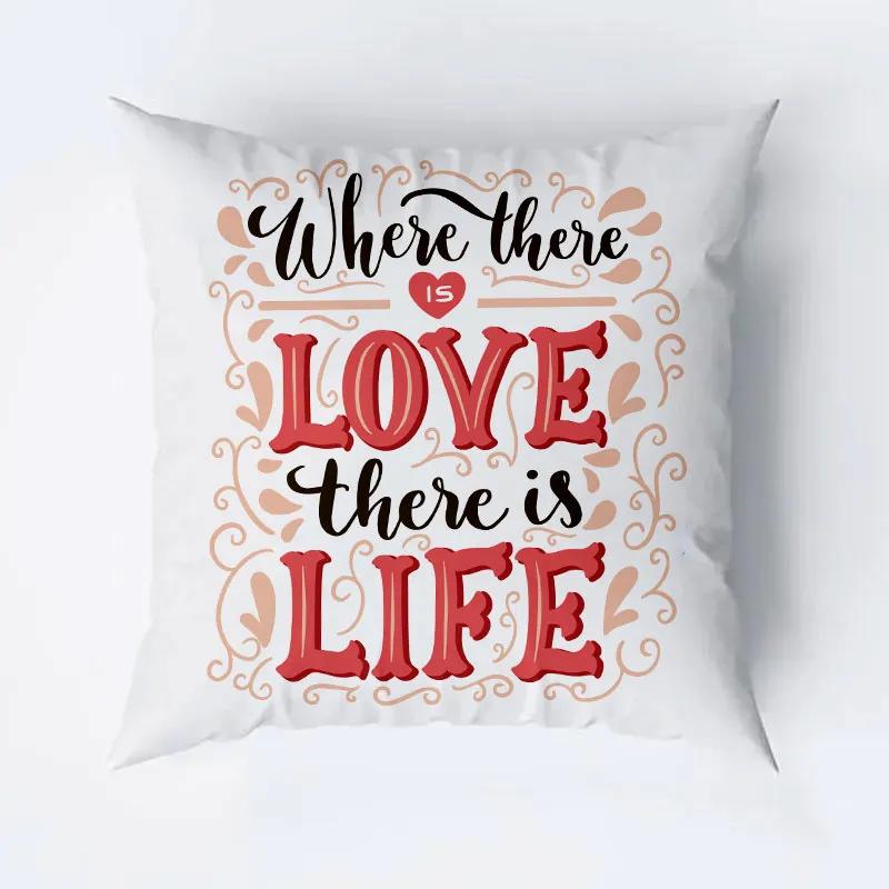 Where There Is Love There Is Life Cushion and Mug Combo thumbnail 2