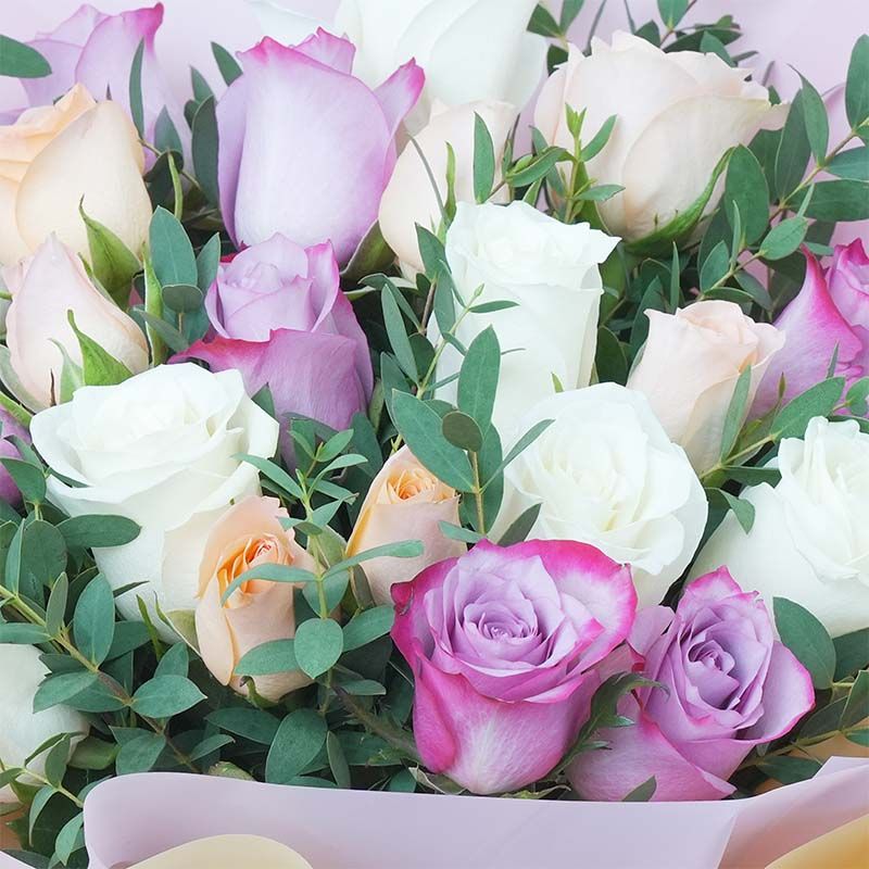 Graceful 21 Roses Bouquet - Flowers gift from Buy Any Flowers Dubai in Al Quoz Industrial Area 4, Dubai, UAE - image 3
