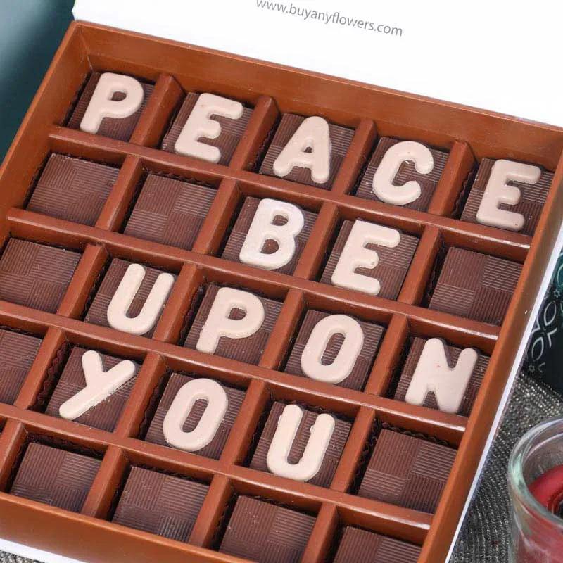 Peace Be Upon You Chocolates By Sweecho - Chocolates gift from Buy Any Flowers Dubai in Al Quoz Industrial Area 4, Dubai, UAE - image 3