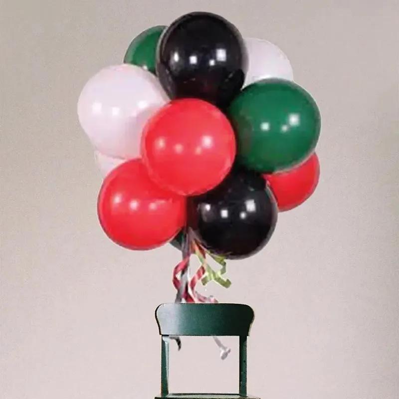 UAE Flag Colour Helium Balloons 12 Pcs thumbnail 3
