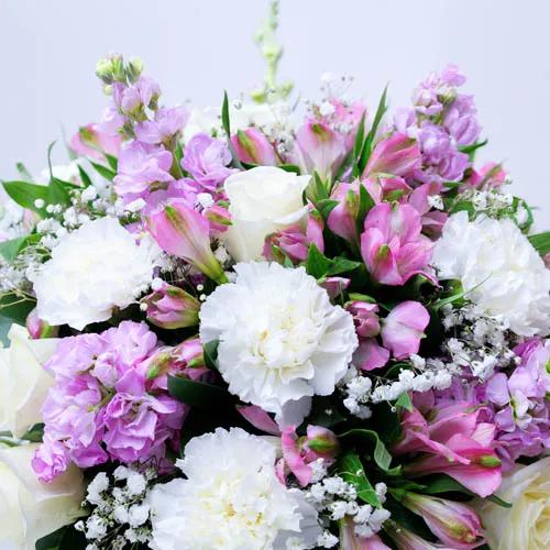 Pink and White Flower Arrangement thumbnail 3