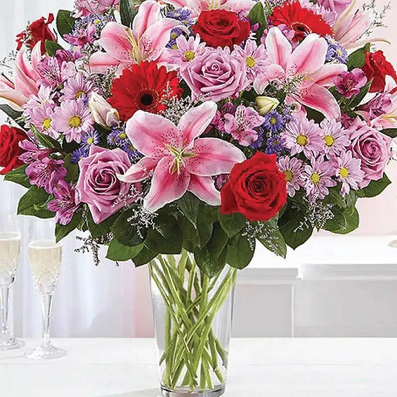 Passionate Red and Purple Flowers thumbnail 3