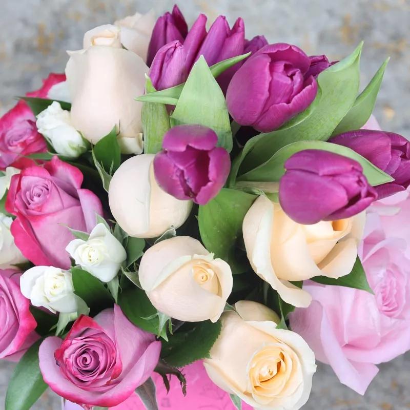 Happy Womens Day Flowers Arrangements - Flowers gift from Buy Any Flowers Dubai in Al Quoz Industrial Area 4, Dubai, UAE - image 3