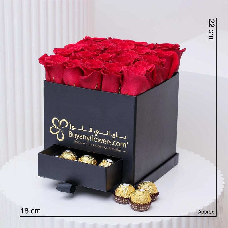 25 Red Roses Love Box thumbnail 4