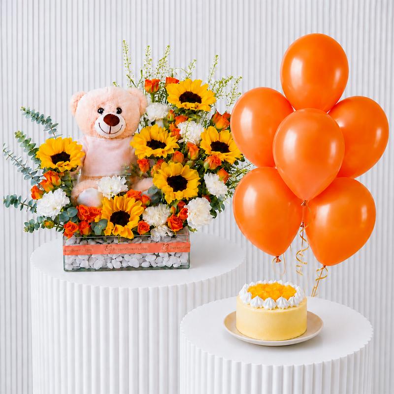 Sunshine Hug Gift Bundle - Gift Sets gift from Buy Any Flowers Dubai in Al Quoz Industrial Area 4, Dubai, UAE