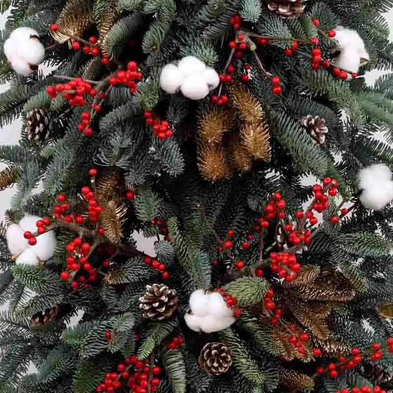 Christmas Tree Arrangement Cotton Theme - Gifts gift from Buy Any Flowers Dubai in Al Quoz Industrial Area 4, Dubai, UAE - image 2