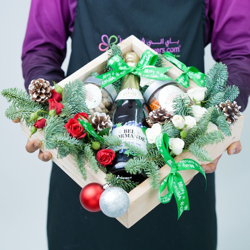 Festive Joy Crate - Gifts gift from Buy Any Flowers Dubai in Al Quoz Industrial Area 4, Dubai, UAE - image 2