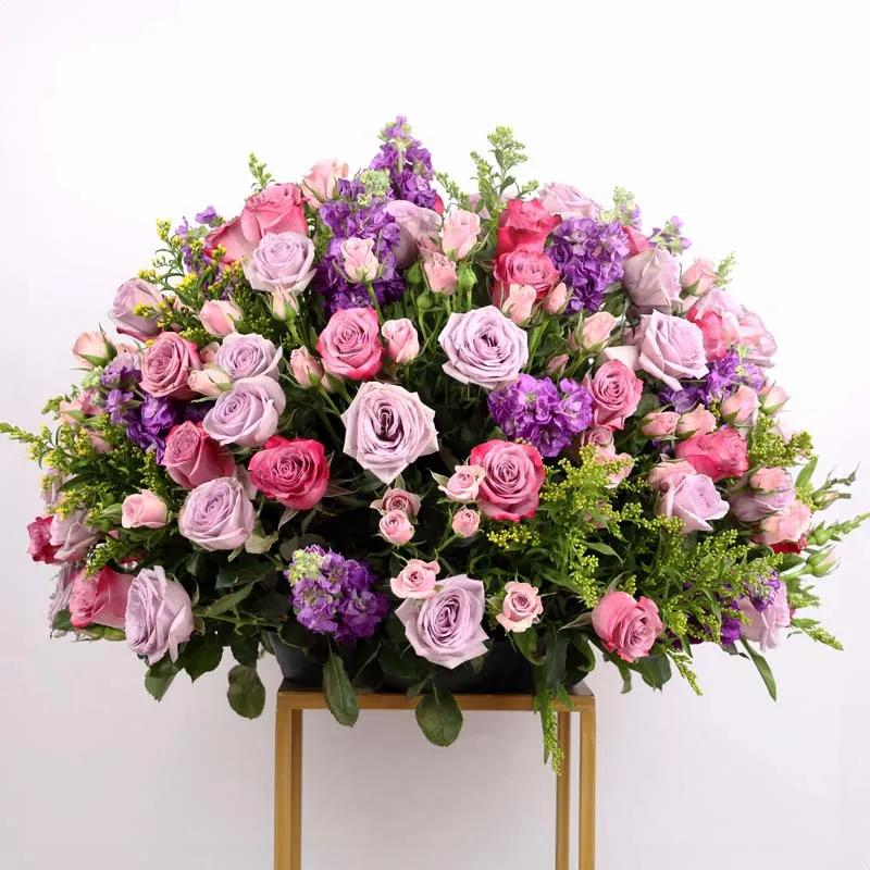 Purple Paradise Flower Stand Large thumbnail 2