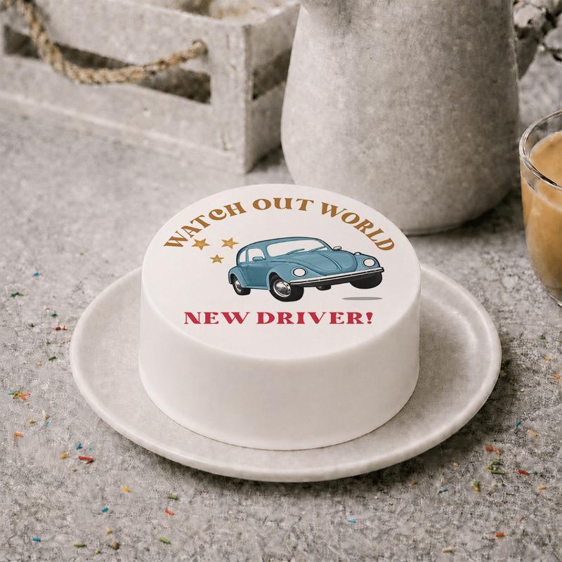 New Driver Bento Cake - Cakes gift from Buy Any Flowers Dubai in Al Quoz Industrial Area 4, Dubai, UAE