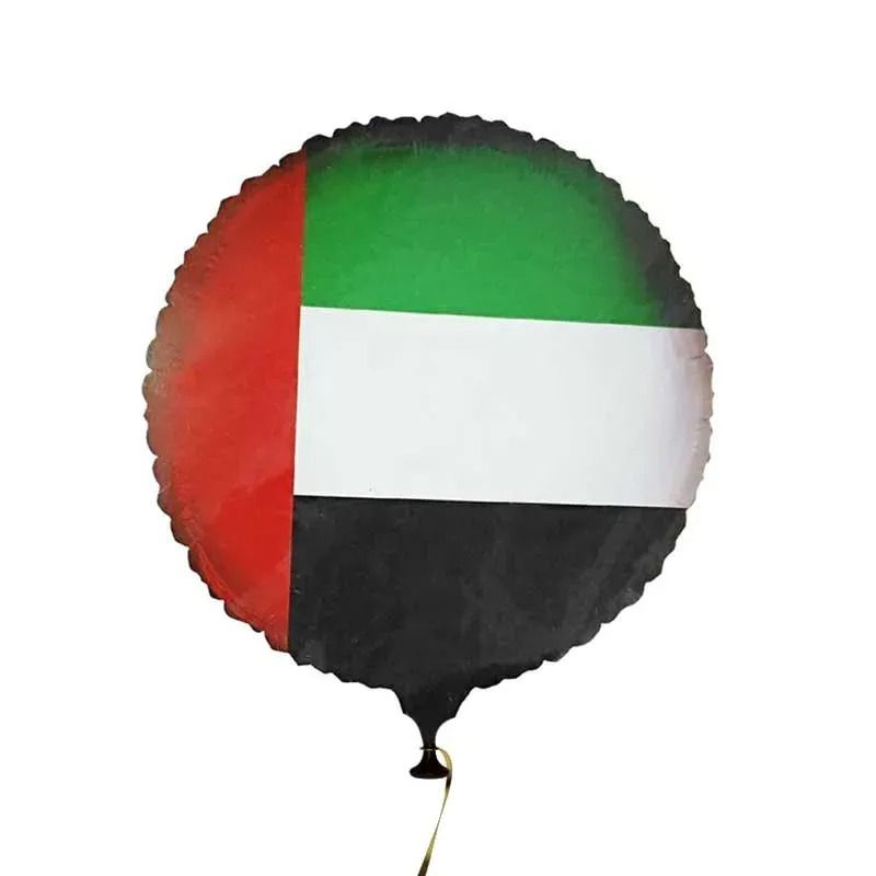UAE Flag Round Balloon - Balloons gift from Buy Any Flowers Dubai in Al Quoz Industrial Area 4, Dubai, UAE