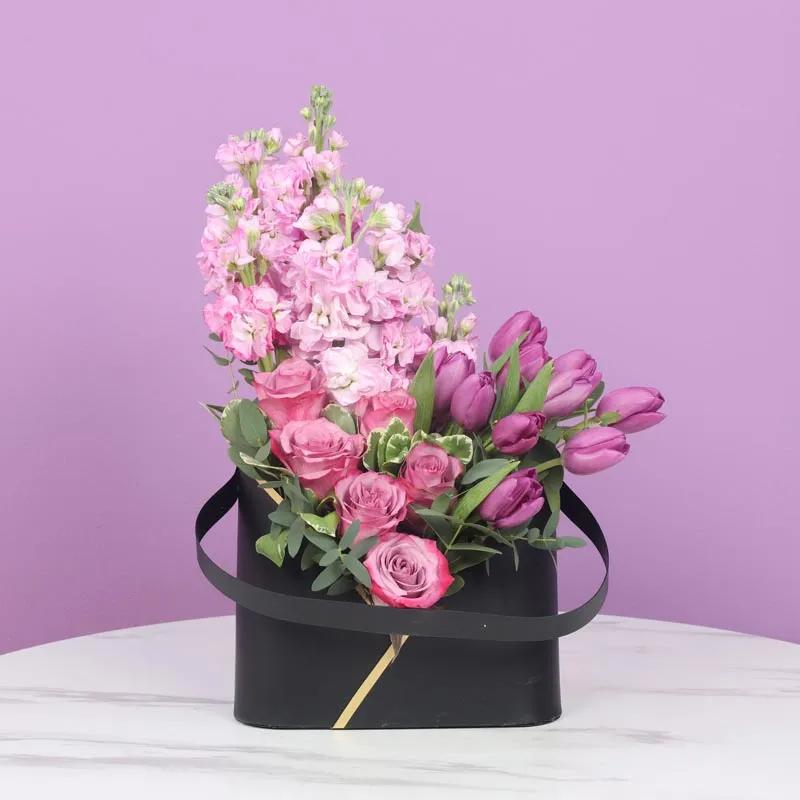 Boss Lady Flower Box - Flowers gift from Buy Any Flowers Dubai in Al Quoz Industrial Area 4, Dubai, UAE