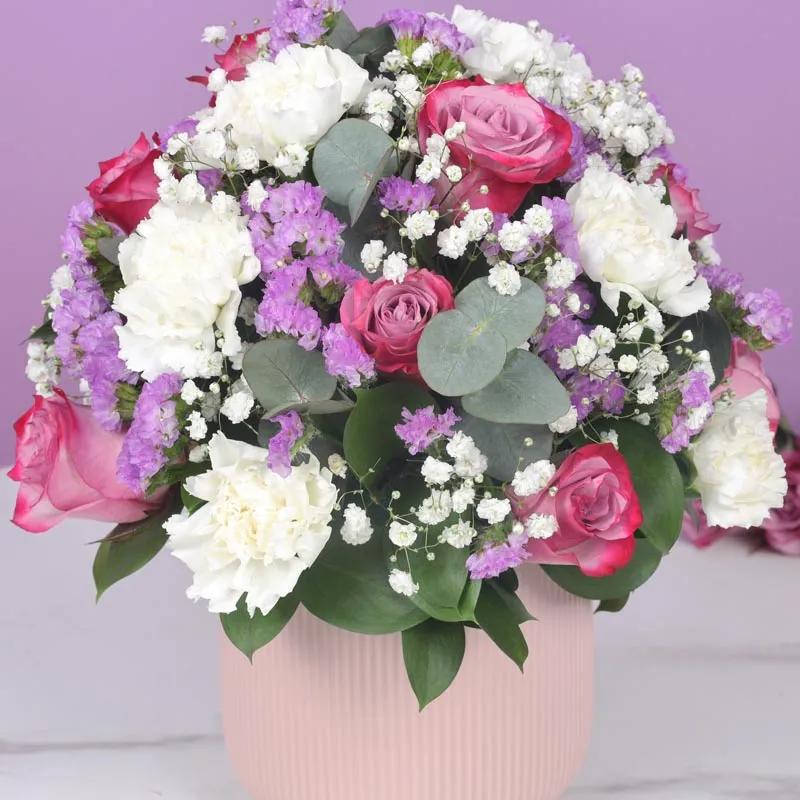 Majestic 19 Roses and Carnations Arrangement thumbnail 2