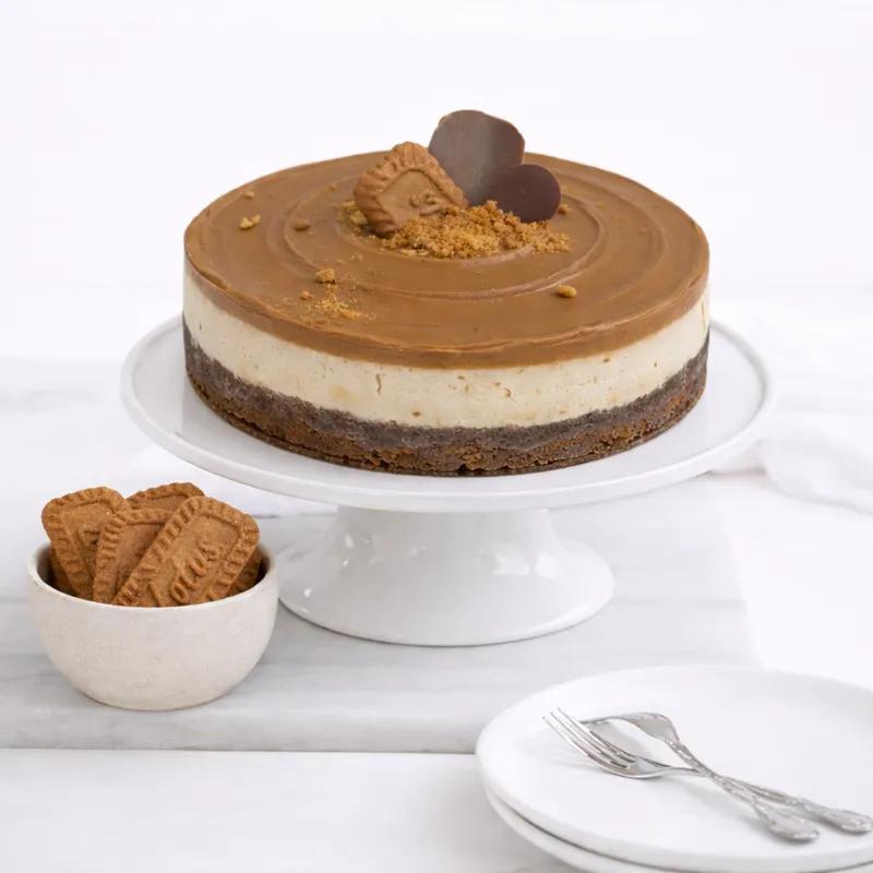 Lotus Cheesecake 4 Portion - Cakes gift from Buy Any Flowers Dubai in Al Quoz Industrial Area 4, Dubai, UAE