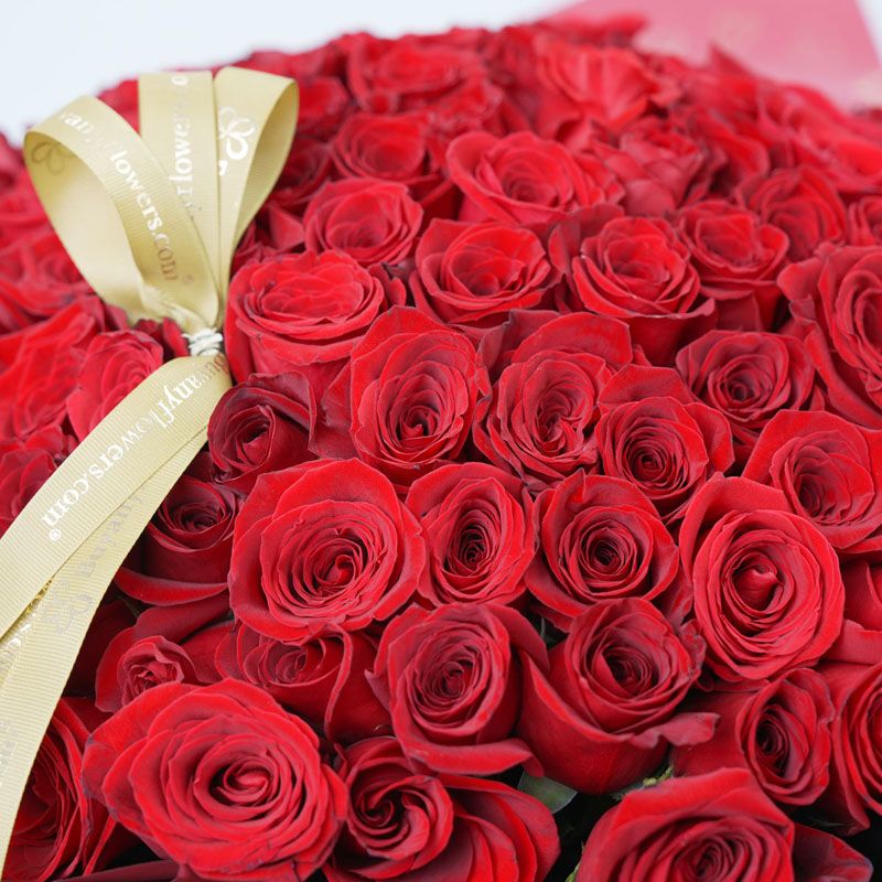 Soulmate 201 Red Roses Bouquet thumbnail 3