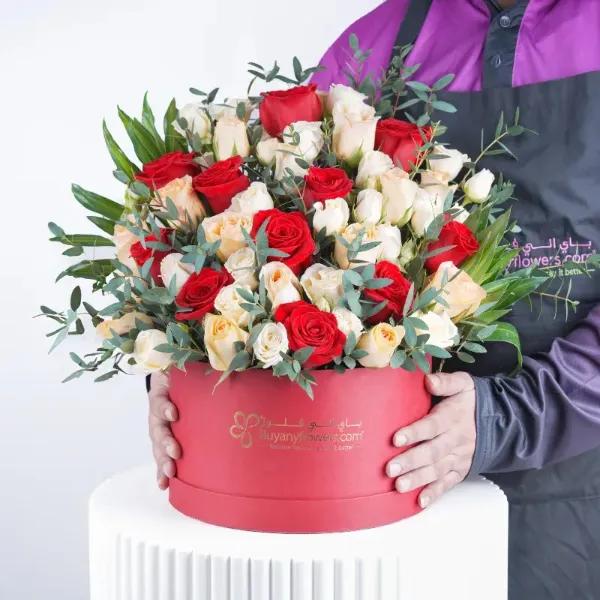 Forever in Bloom Rose Box - Flowers gift from Buy Any Flowers Dubai in Al Quoz Industrial Area 4, Dubai, UAE - image 2