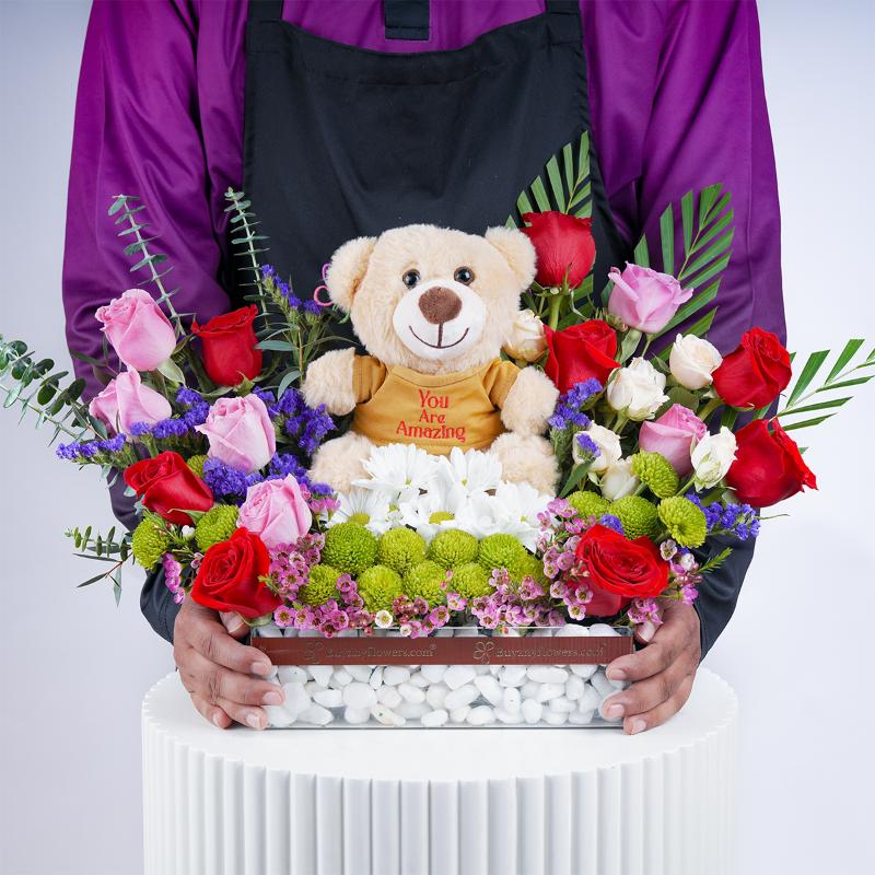 Forever Amazing Flower Arrangement - Flowers gift from Buy Any Flowers Dubai in Al Quoz Industrial Area 4, Dubai, UAE - image 3