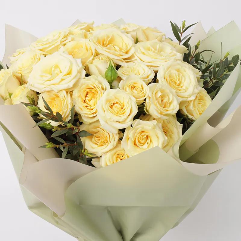 Peach Love 10 Baby Roses Bouquet thumbnail 3